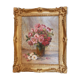 Tableau nature morte aux roses