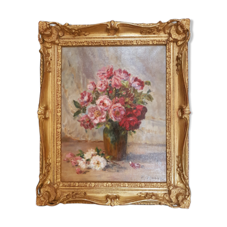 Painting Still Life with Roses