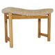 Modern Scandinavian stool in pine and sheepskin, Sweden, 1970s