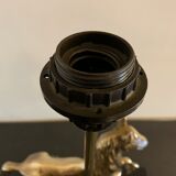 Brass horse lamp 1970