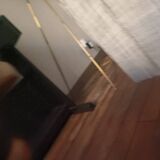 Vintage screw workshop stool