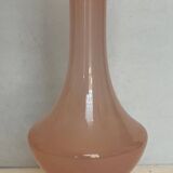 Pink opaline single-flower vase