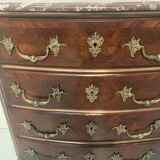 20th century rosewood and mahogany chest of drawers
