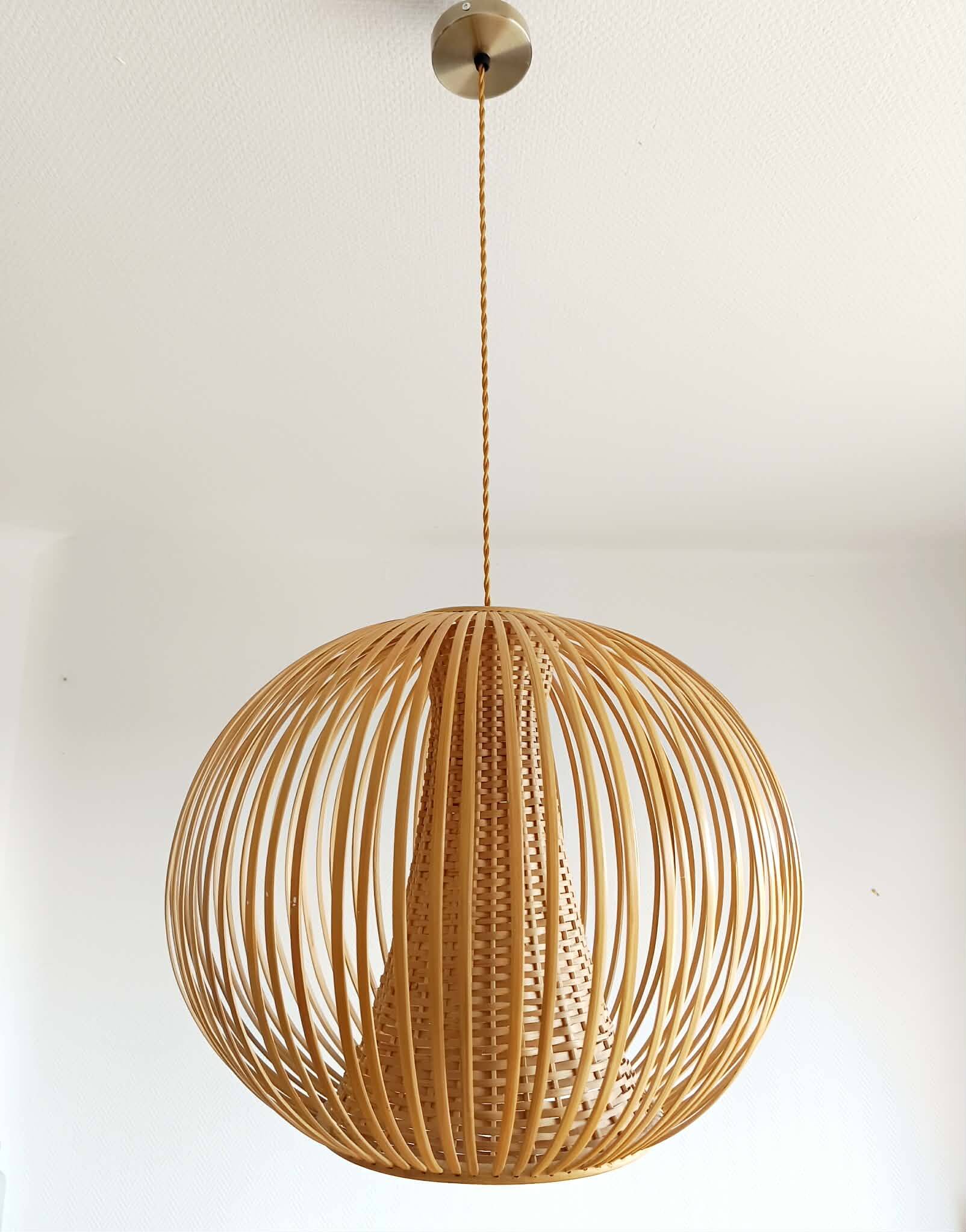 XXL bamboo ball pendant