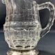 Glass milk jug on solid silver mount, Minerva 1st title
