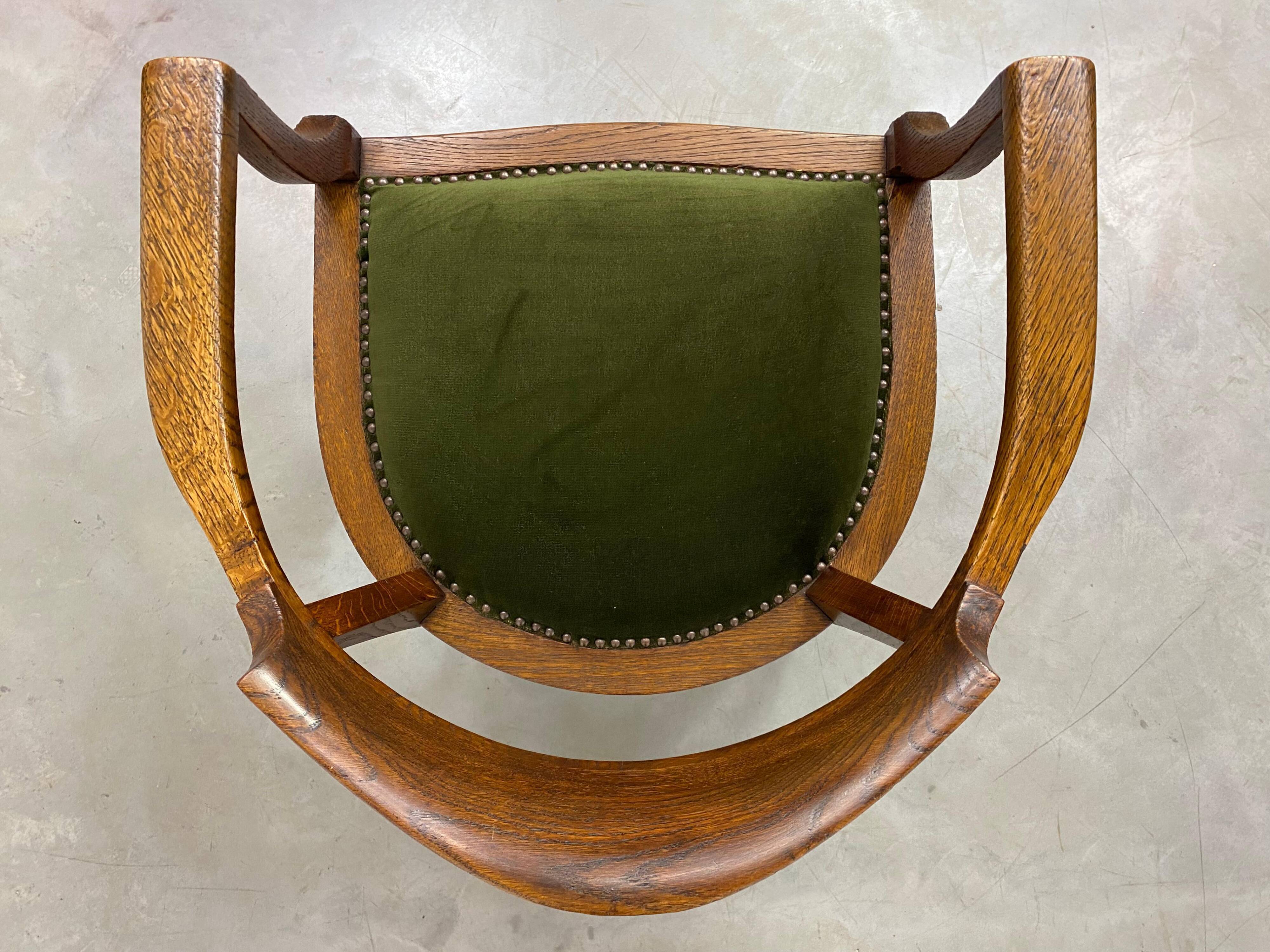 Jugendstil office chair