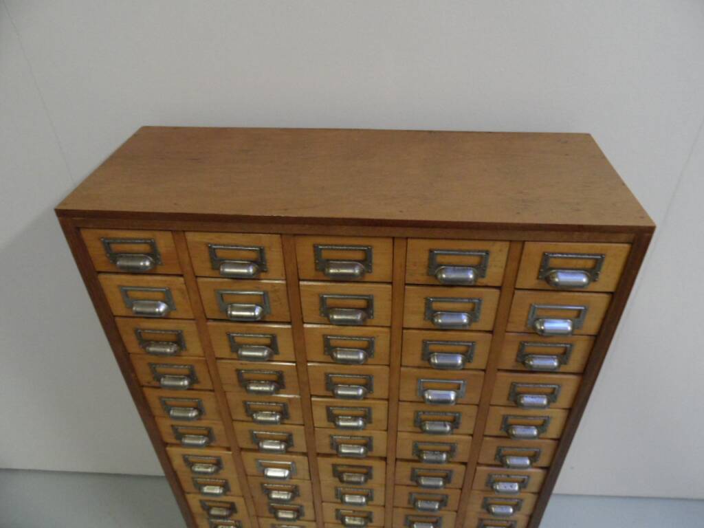 Vintage apothecary cabinet with 65 drawers