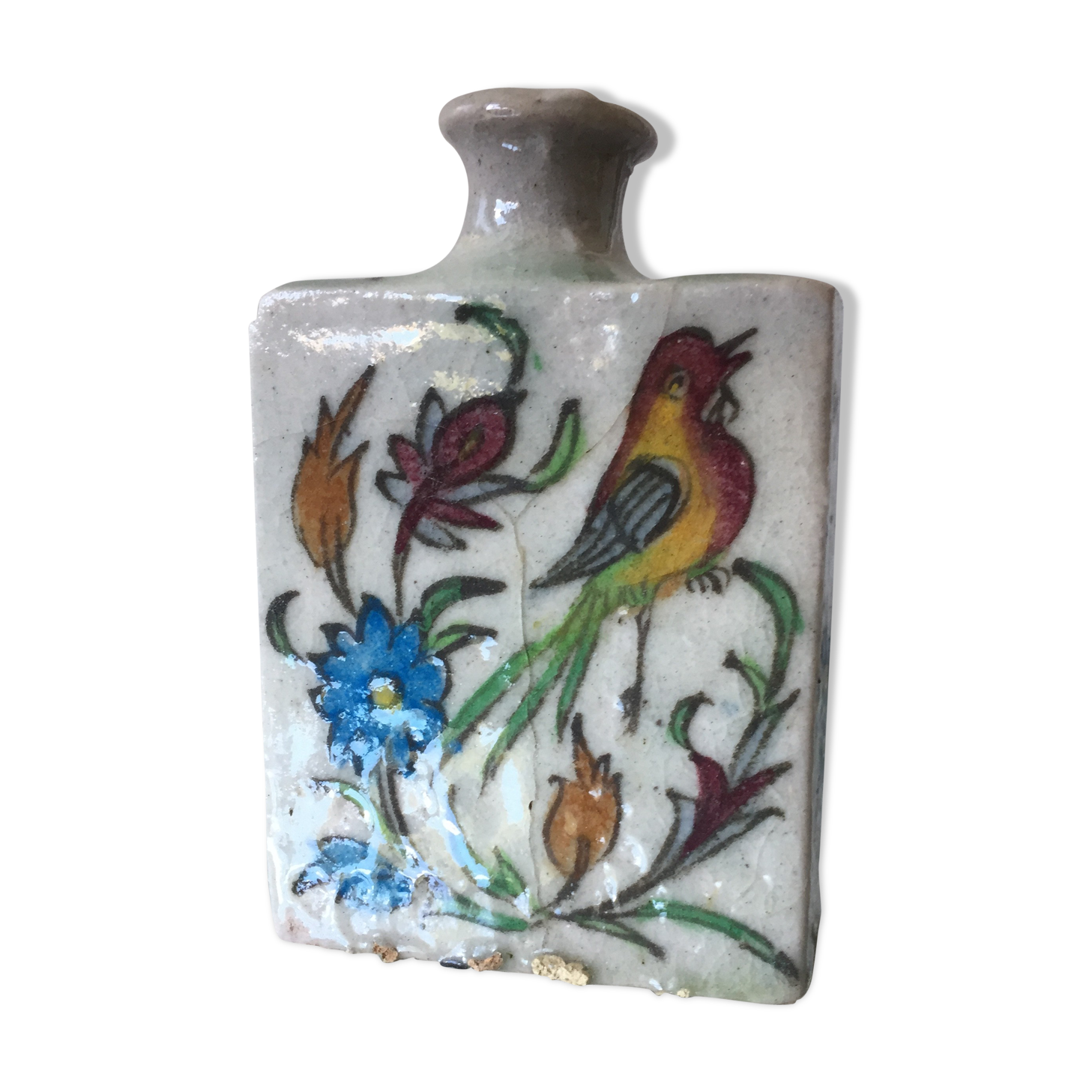Illamic art ceramic vase in i̇znik style antique