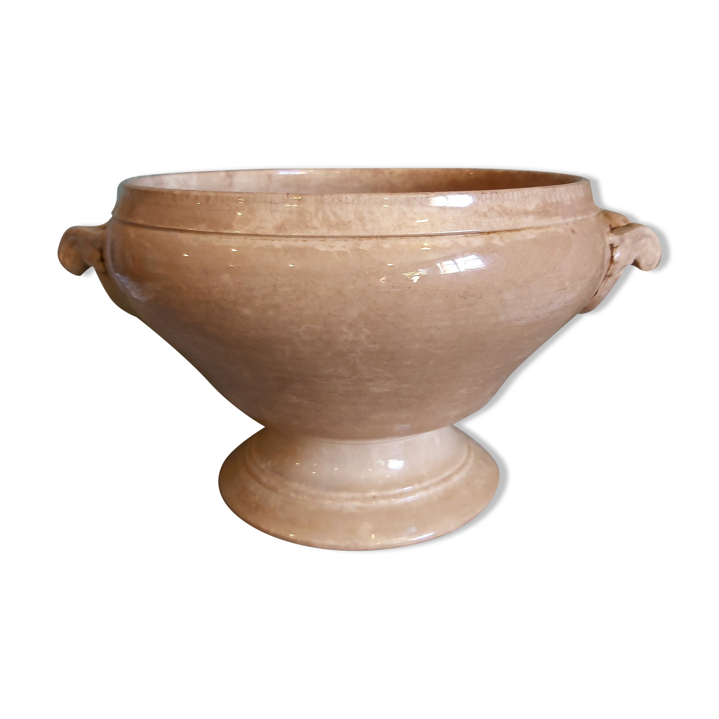 Vintage french fruit bowl from Sarreguemines
