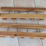 Pair of vintage coat hooks from the 70s and 80s