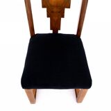 Coiffeuse avec chaise de style Art Déco, Pologne, milieu du XXe siècle.
