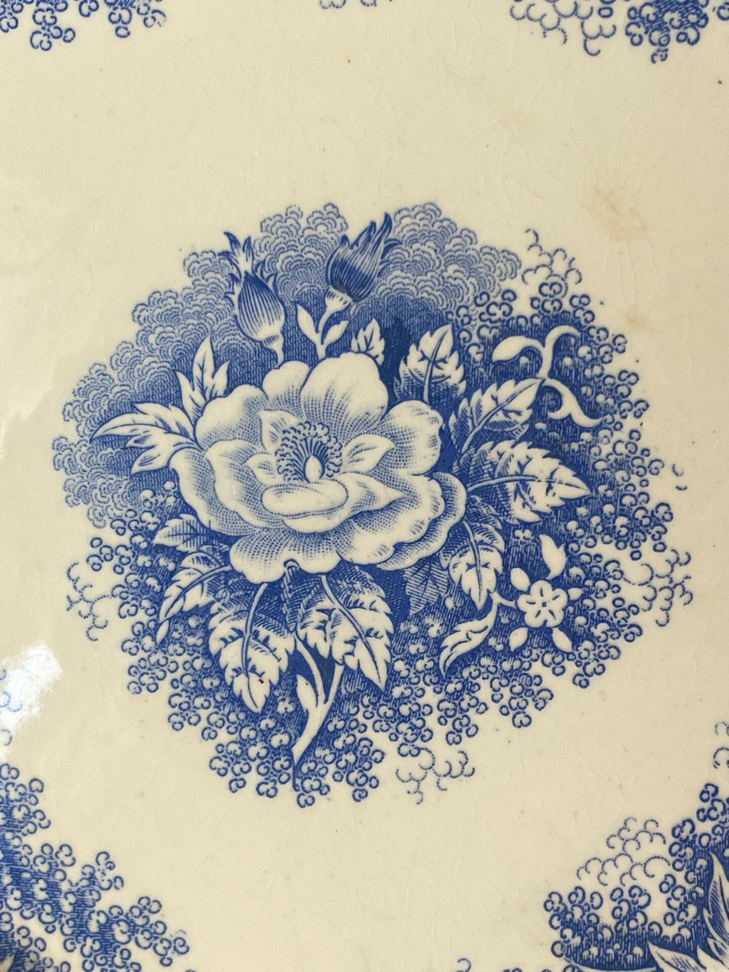 Compote dish, earthenware, Sarreguemines