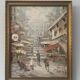 Huile sur bois orientaliste