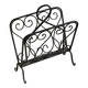 Wrought iron magazine rack "Hermine"