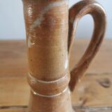 Vintage stoneware candle holder