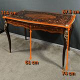 Rosewood Table with Marquetry, Napoléon III period
