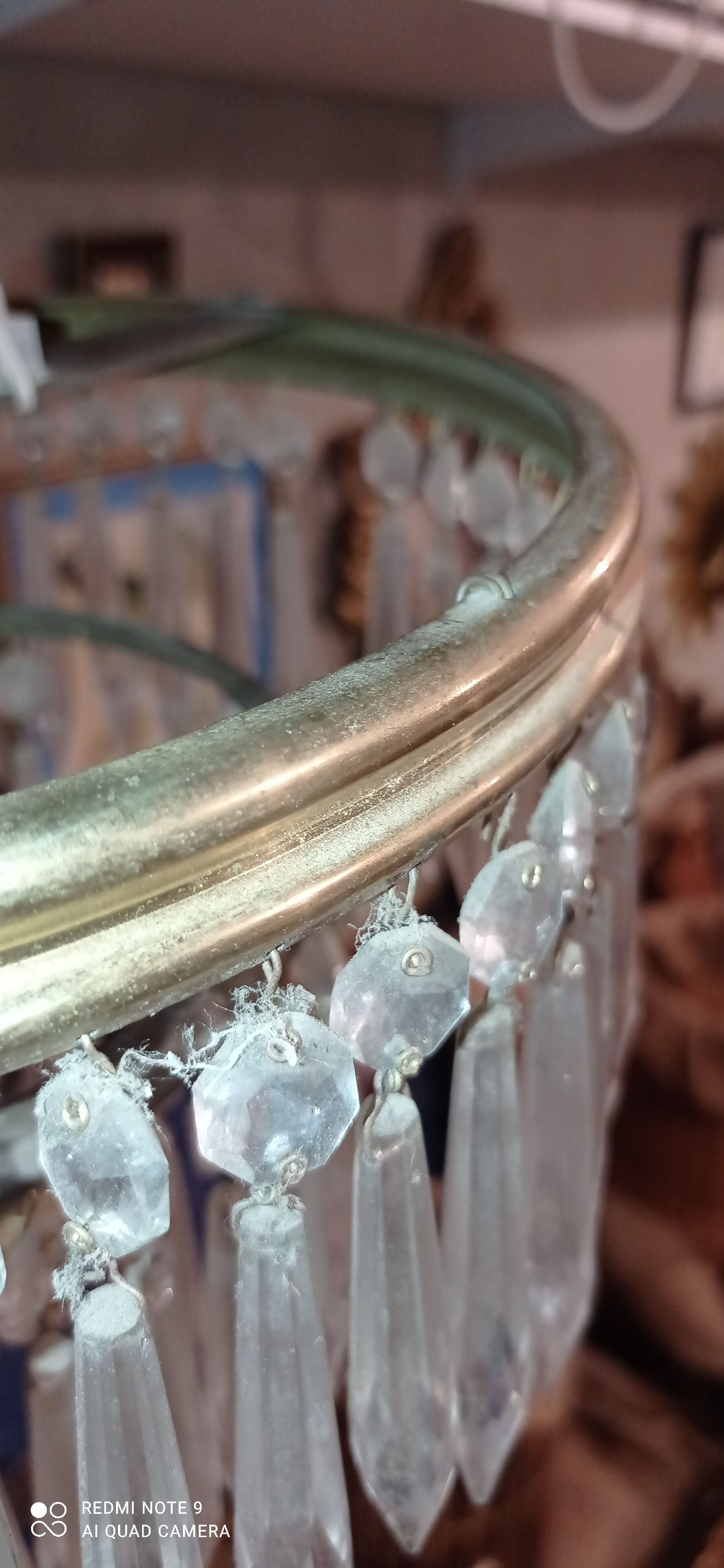 Old tassel chandelier