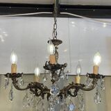 5-light crystal chandelier