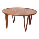 Table basse vintage en palissandre des années 1950 Design Tove & Edvard Kindt-Lars