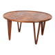 Table basse vintage en palissandre des années 1950 Design Tove & Edvard Kindt-Lars