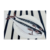 "Two Mackerels on a Plate" by Joseph Rethlin