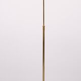 Lampadaire à bras oscillant réglable en laiton Holtkoetter. Allemagne