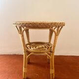 Rattan coffee table