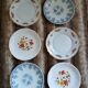 6 vintage dessert plates in Arcopal