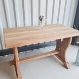 Solid oak monastery table