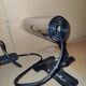 Chrome clamp spotlight from the 80s by Targetti.