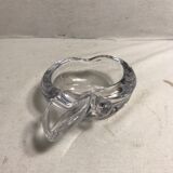 Cendrier cristal vannes France forme pomme vintage