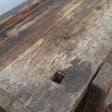 Old wooden workbench