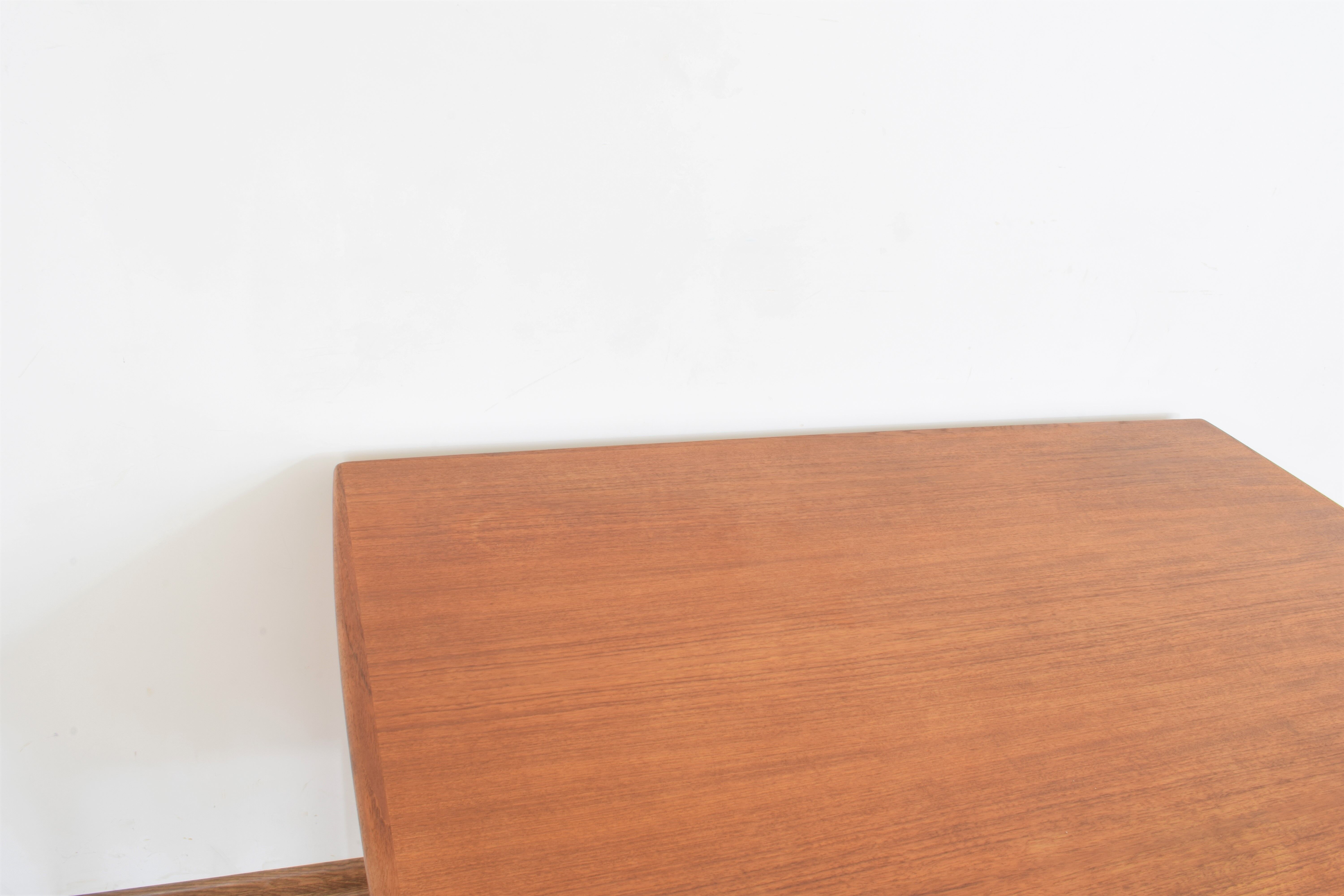 Danish teak extendable dining table