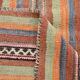 Tapis Kilim vintage turc en laine