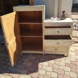 Asymmetrical vintage buffet