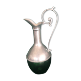Sharpener carafe "The Tins of the Manor" in glass and tin, Vintage