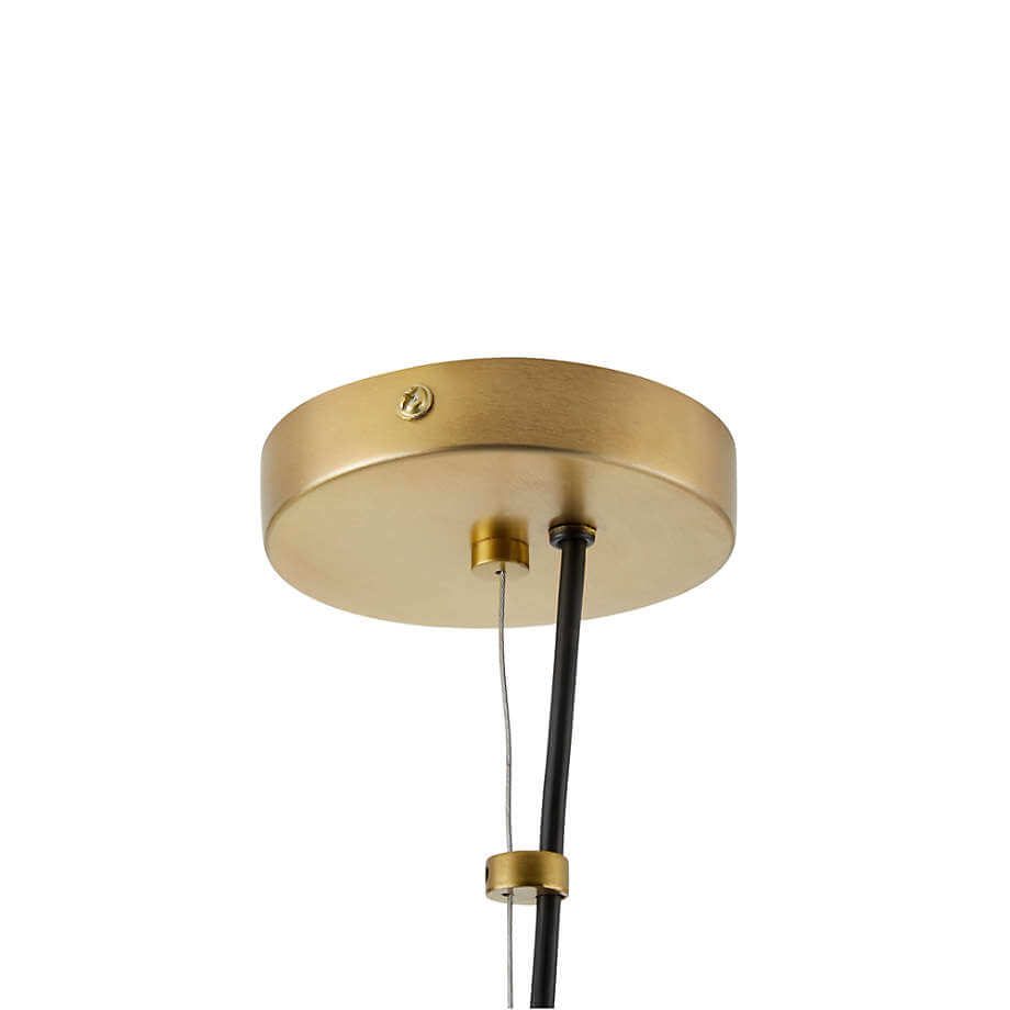Handmade brass hammered dome pendant lamp
