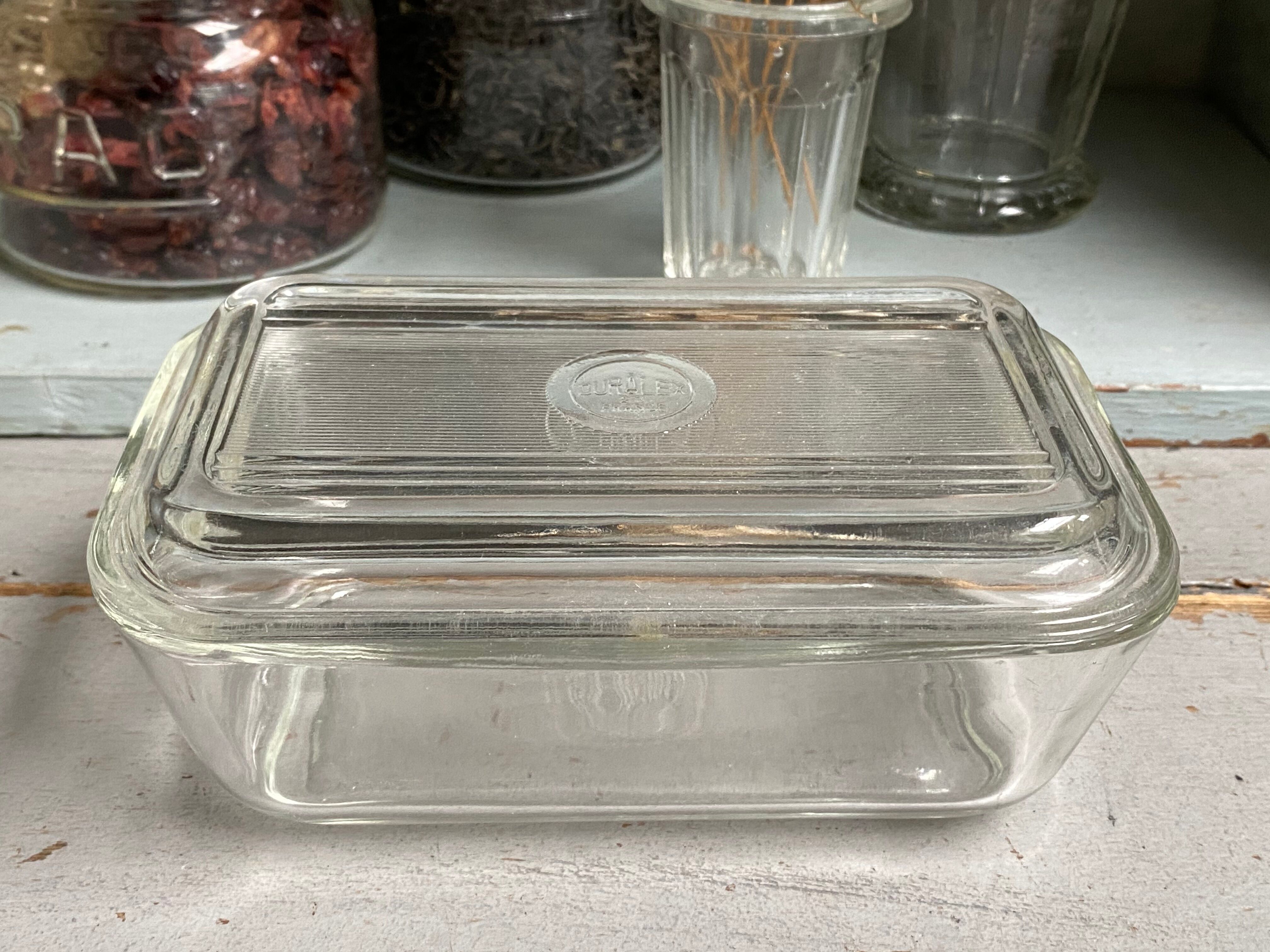 Duralex butter dish