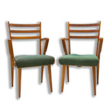 Midcentury bentwood office chairs, Czechoslovakia,1960´s, set of 2