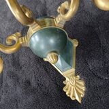 Rare wall sconce in bronze, Empire style, swan.