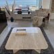 Square coffee table 100% Roman Travertine