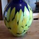 Bi-color blown glass vase
