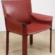 Vintage De Couro leather upholstered armchair, 1980s