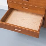 Commode à Tiroirs en Teck par Kai Winding pour P. Jeppesens Møbelfabrik, 1960s