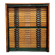 Vintage Printer’s Type Cabinet | Industrial Storage | Original Lead Letters