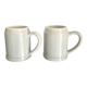 Pair of stoneware mugs