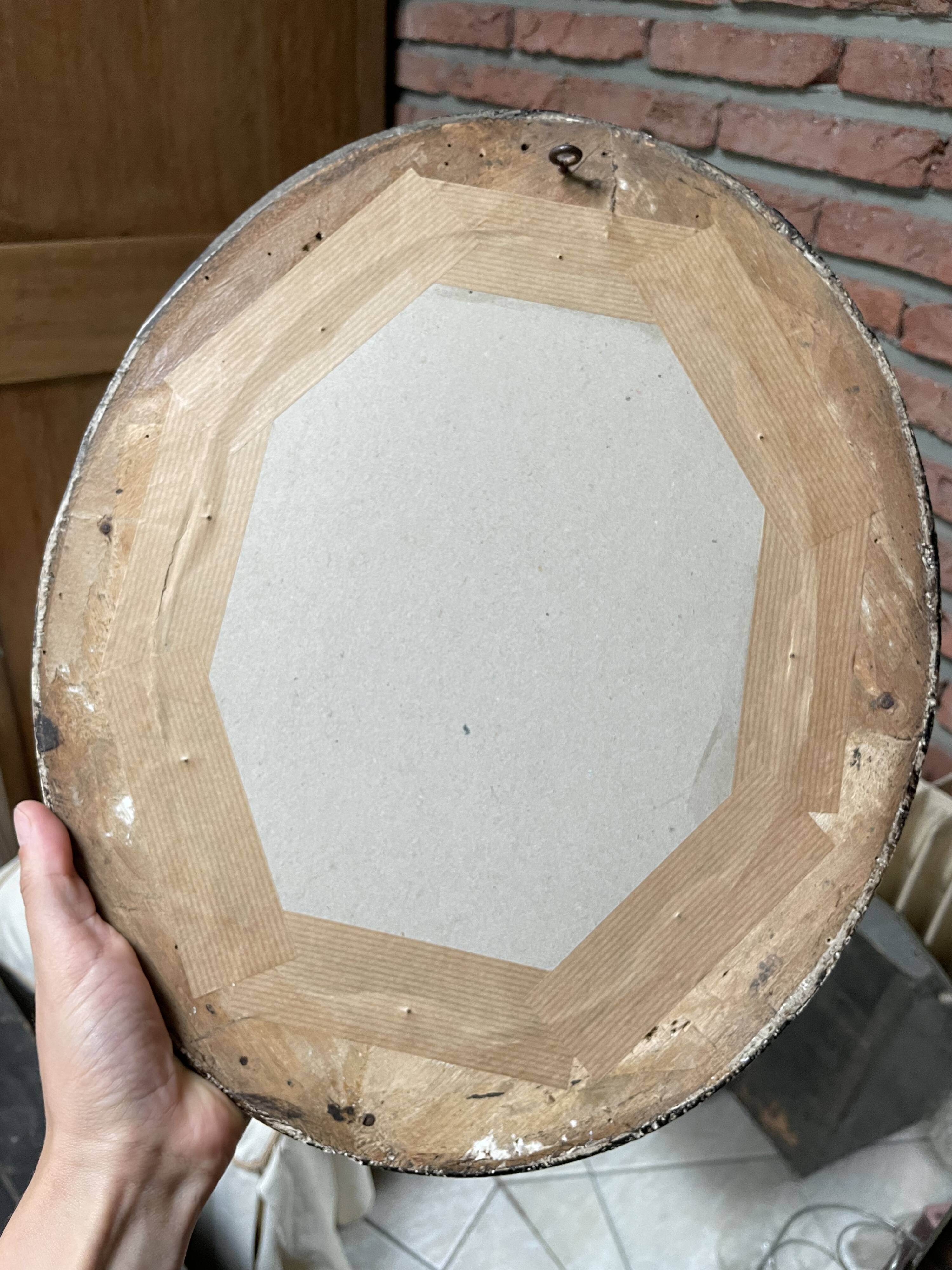 Miroir ovale 37x31cm