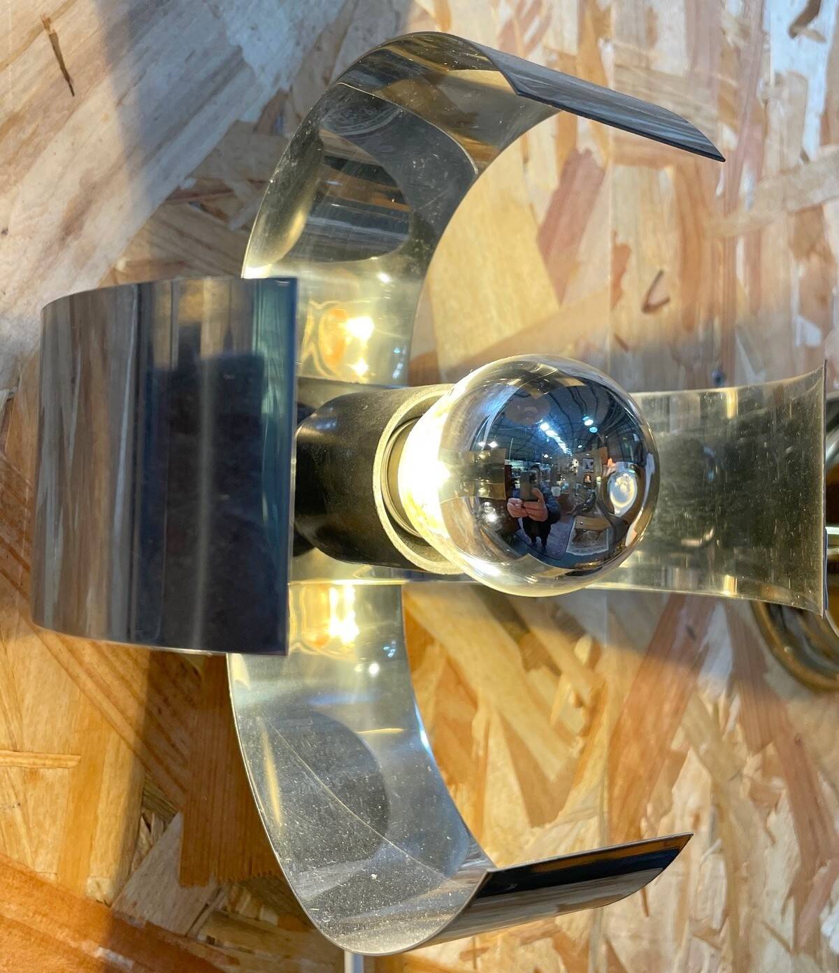 Vintage wall lights from the 70s