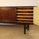 Scandinavian enfilade in rosewood by Fredrik Kayser, 1960