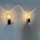 Limburg Glashutte wall lamps , 1970s